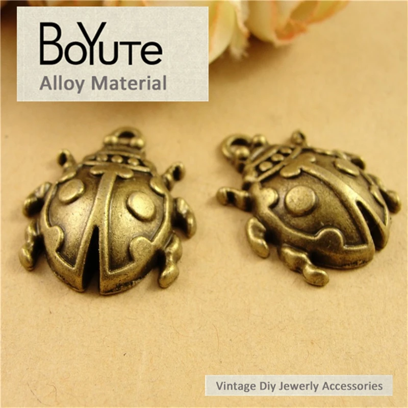 BoYuTe (40 шт./лот) 25*21 мм античный бронзовый сплав цинка Beatles Подвески для ювелирных