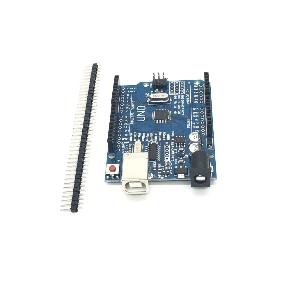 ShenzhenMaker один набор TENSTAR ROBOT NEW 2017-UNO R3 ATmega328P/CH340G MicroUSB. UNO Rev 3 0 (дополнительный кабель