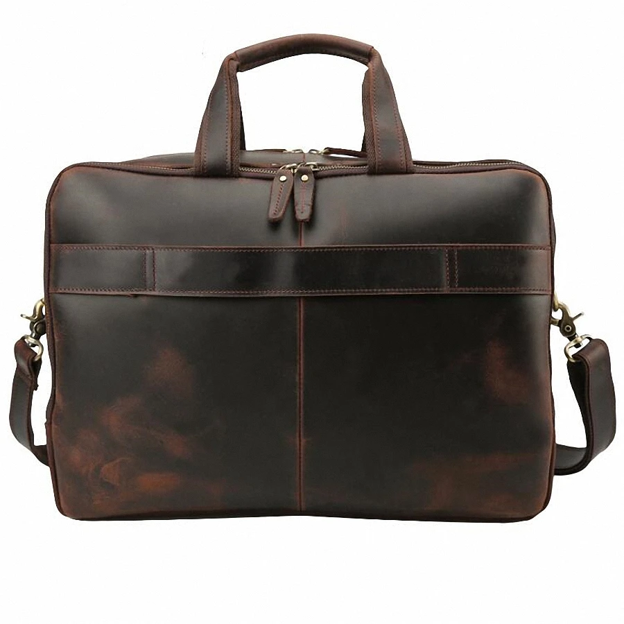 Мужской портфель LI2275 кожаный деловой из натуральной кожи для путешествий и