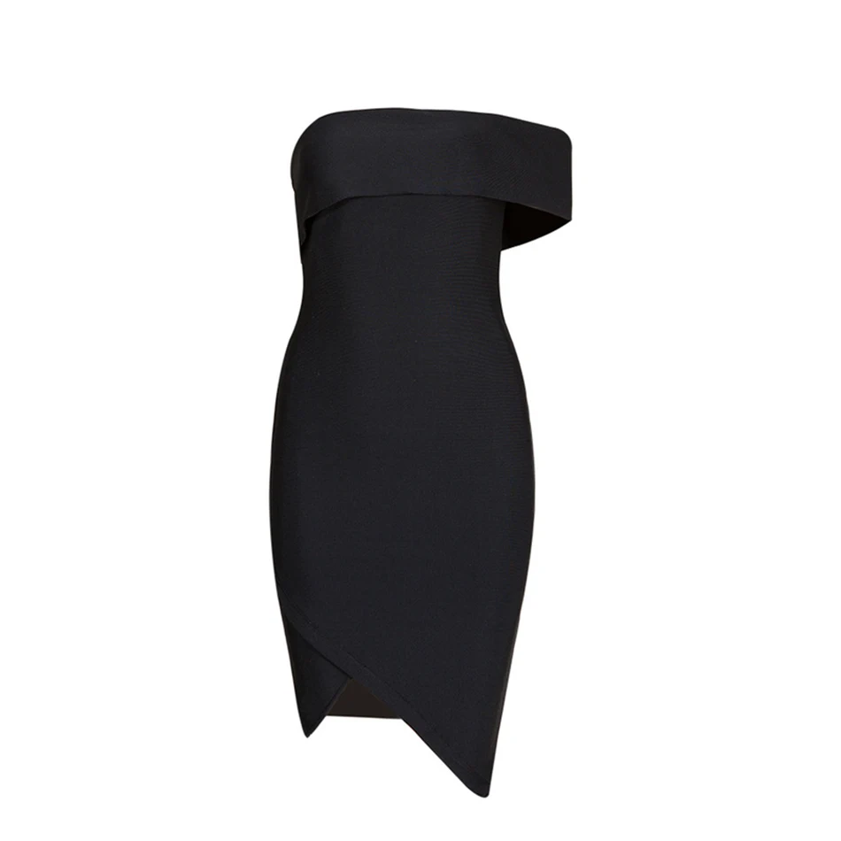 CIEMIILI новое летнее 2018 женское Бандажное платье вечернее без рукавов на одно плечо
