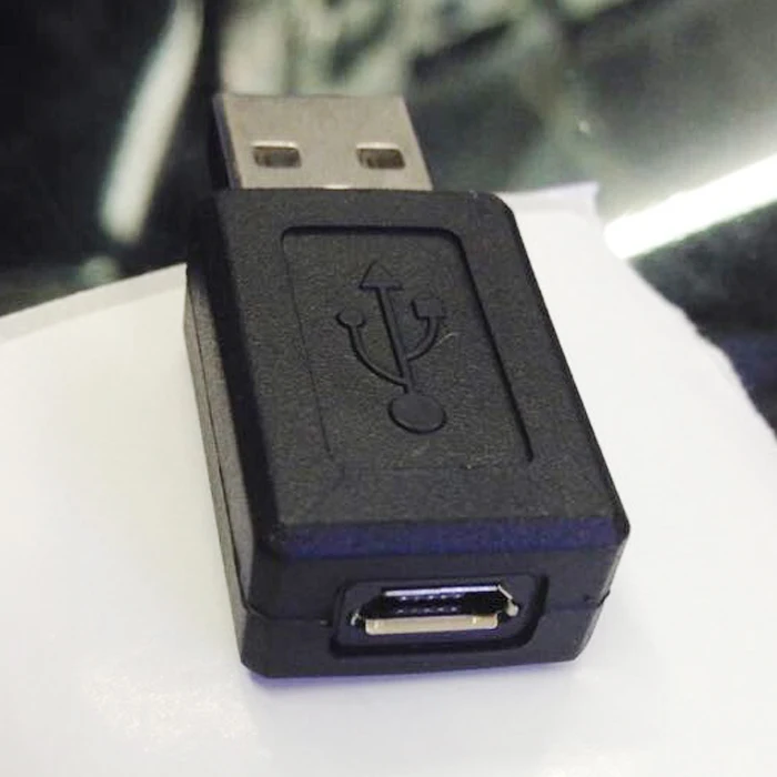 MYLB штыревое соединение USB A-разъем Micro переходник с внутренней резьбой (черный) |
