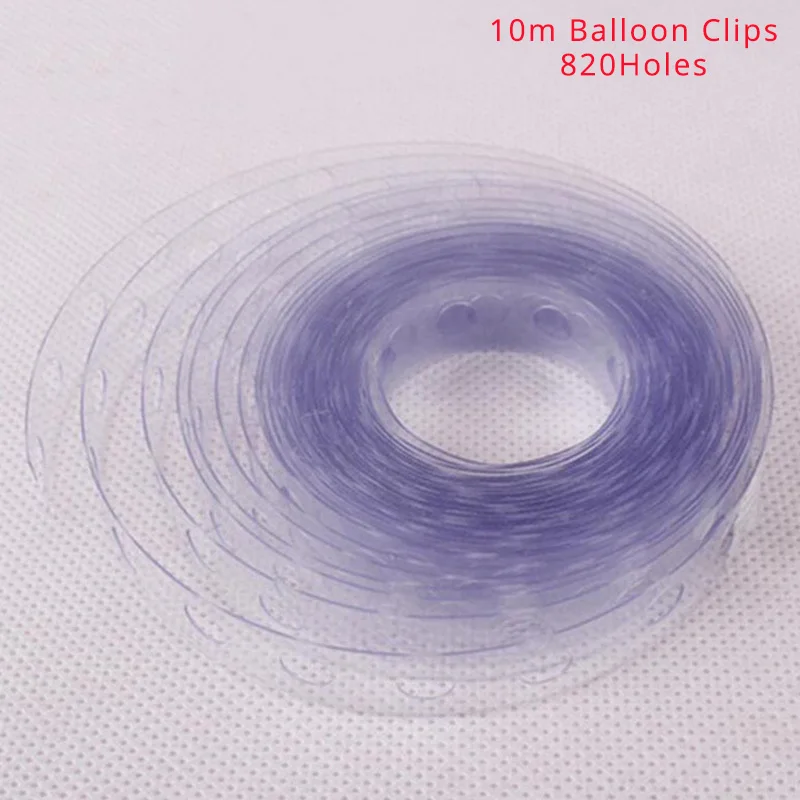 10m single hole clip Воздушный шар вечерние центральным настольная стойка для шаров комплект воздушные шары колонна-подставка плавающие Аксессуары свадебные аксессуары для вечеринки по случаю Дня Рождения - Цвет: 10m single hole clip