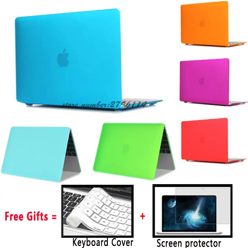 Матовый чехол для ноутбука Apple macbook Air Pro Retina 11 12 13 15 матовый чехлы с Чехол|laptop
