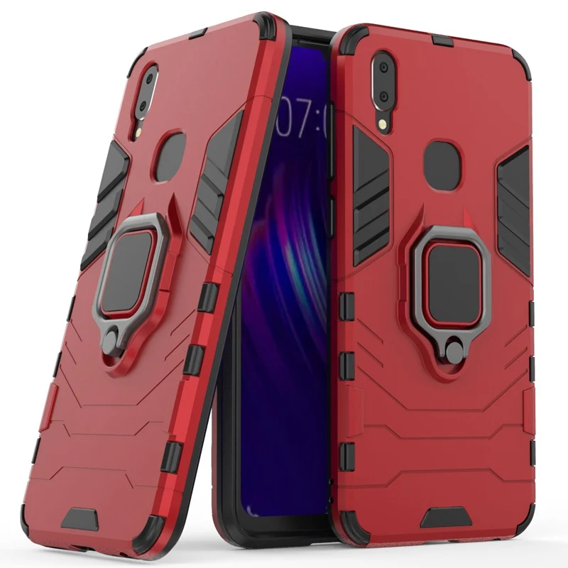 Защитный чехол для Vivo V11i V11 Pro X23 X27 с кольцом держателем Магнитный защитный V15 S1 iqoo