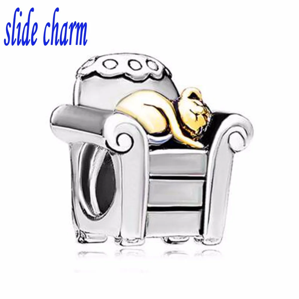 Шарм-подвеска в виде животного бесплатная доставка золотые бусины-подвески