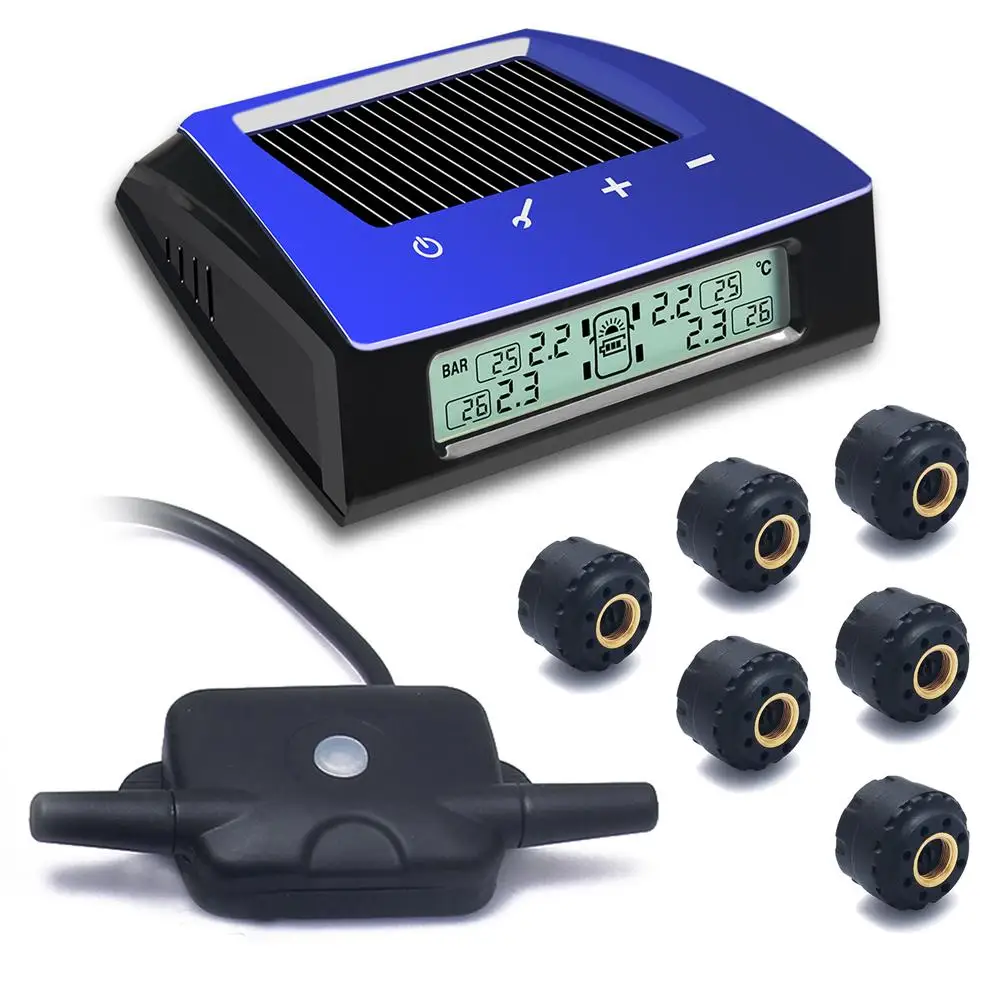 Беспроводная система мониторинга давления в шинах CARCHET TPMS с ЖК дисплеем и 6