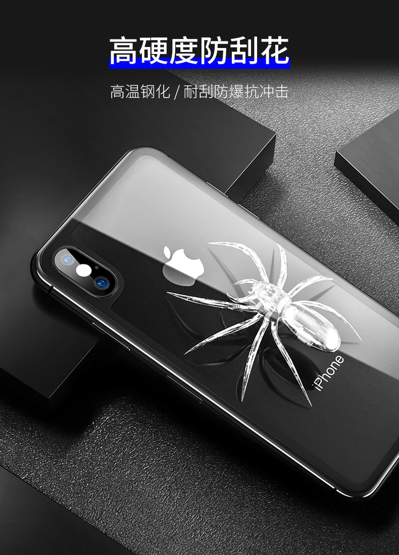 Benks для iPhone XS Max, закаленное стекло, задняя пленка KR+ PRO, 3D, изогнутое, полное покрытие, 0,23 мм, для iPhone XS Max, заднее стекло, пленка