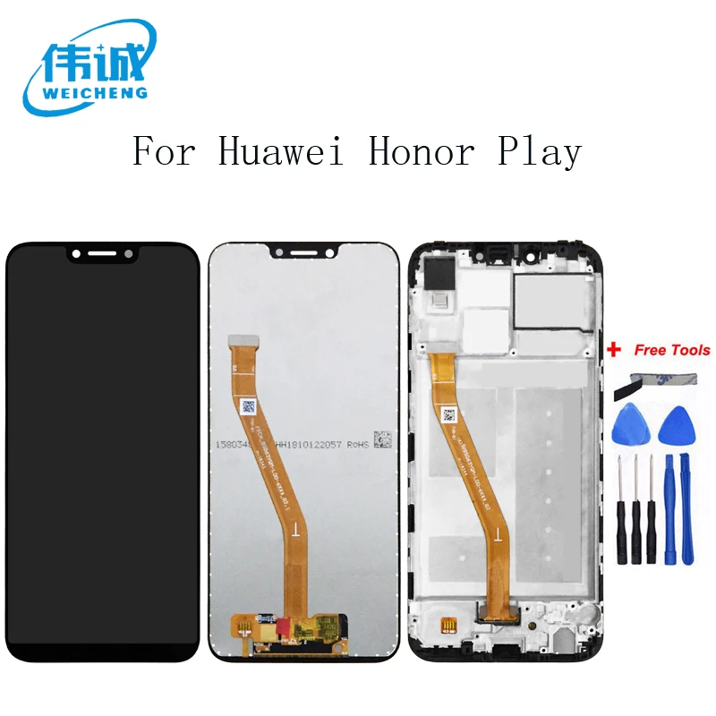Для Huawei Honor Play COR-L29 COR-AL00 COR-TL10 ЖК-дисплей с сенсорным экраном дигитайзер замена