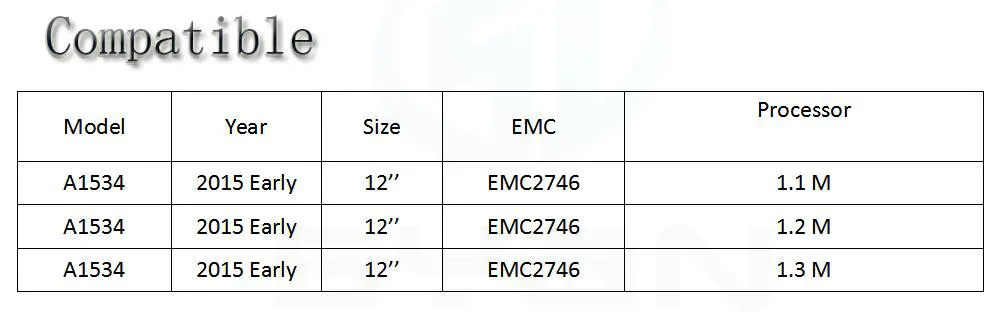 A1527 аккумулятор для Macbook 12 ''ноутбук A1534 аккумулятор MF855 MJY32 MK4M2 совместимый год 7,55 в 5263 мАч