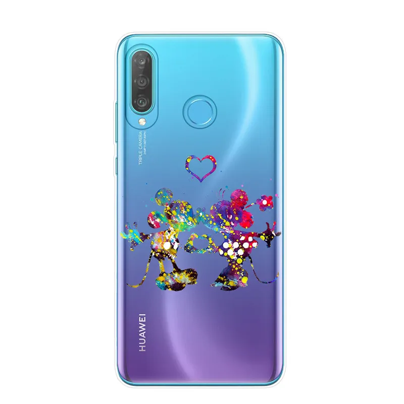 Акварельный чехол для телефона Alice Tinkerbell Ститч Русалка Принцесса чехол для huawei P30 P20 Lite P10 P9 P8 Lite чехол s - Цвет: T6475