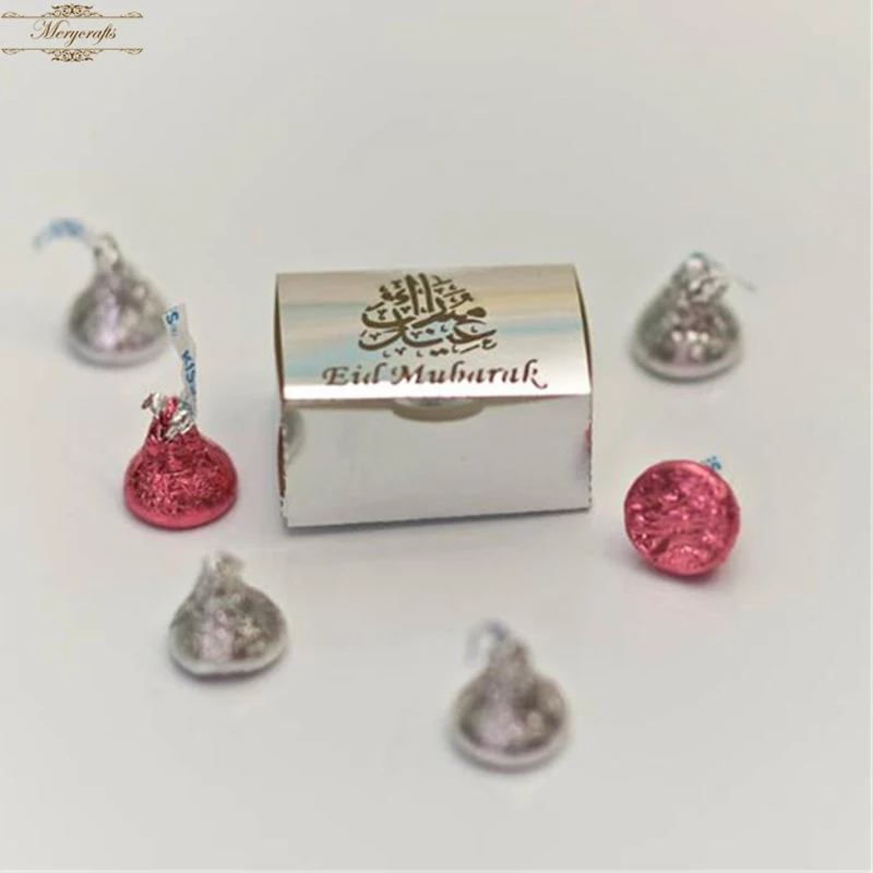 

Шоколадные прямоугольные коробки на заказ Eid Mubarak