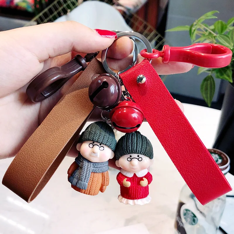 Новинка мультяшный 3D брелок для ключей стерео кукла автомобильный женщин