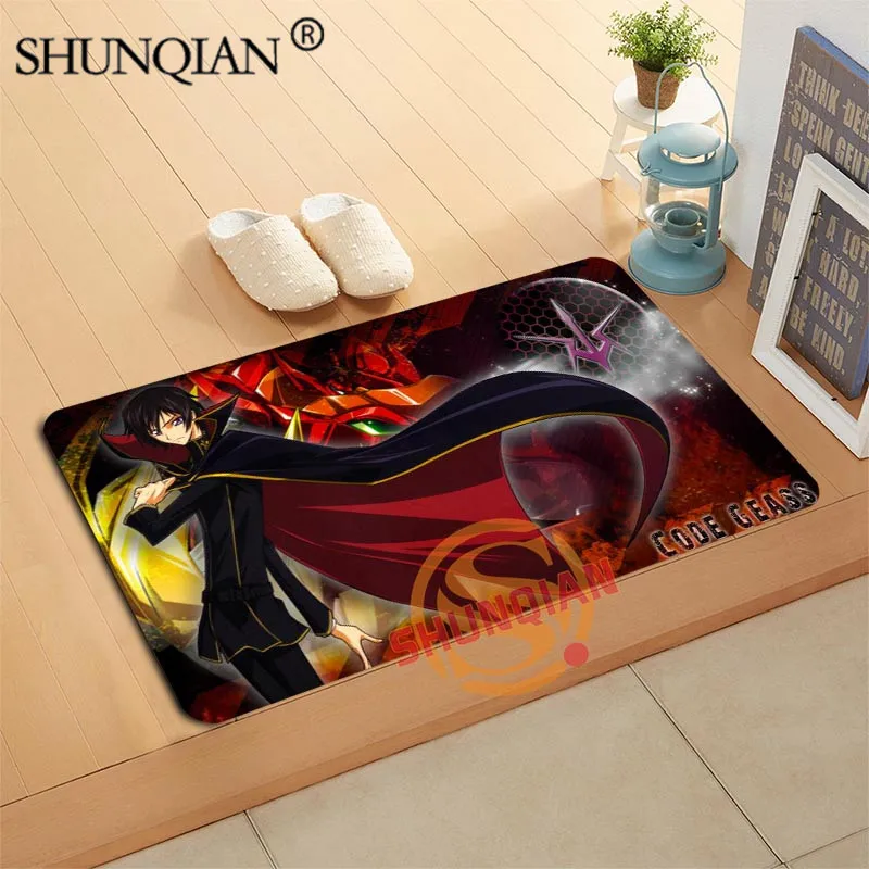 

Code Geass Doormat Custom Your Mats Print slip-resistant Door Mat Floor Bedroom Living Room Rugs 40x60cm 50x80cm