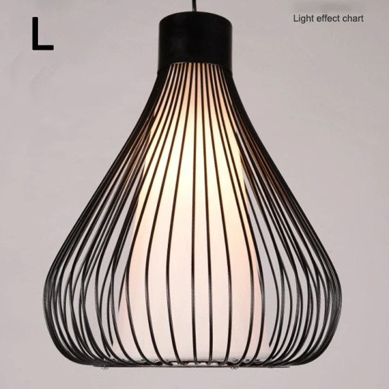 Современный подвесной светильник MLZAOSN из кованого железа для ресторана