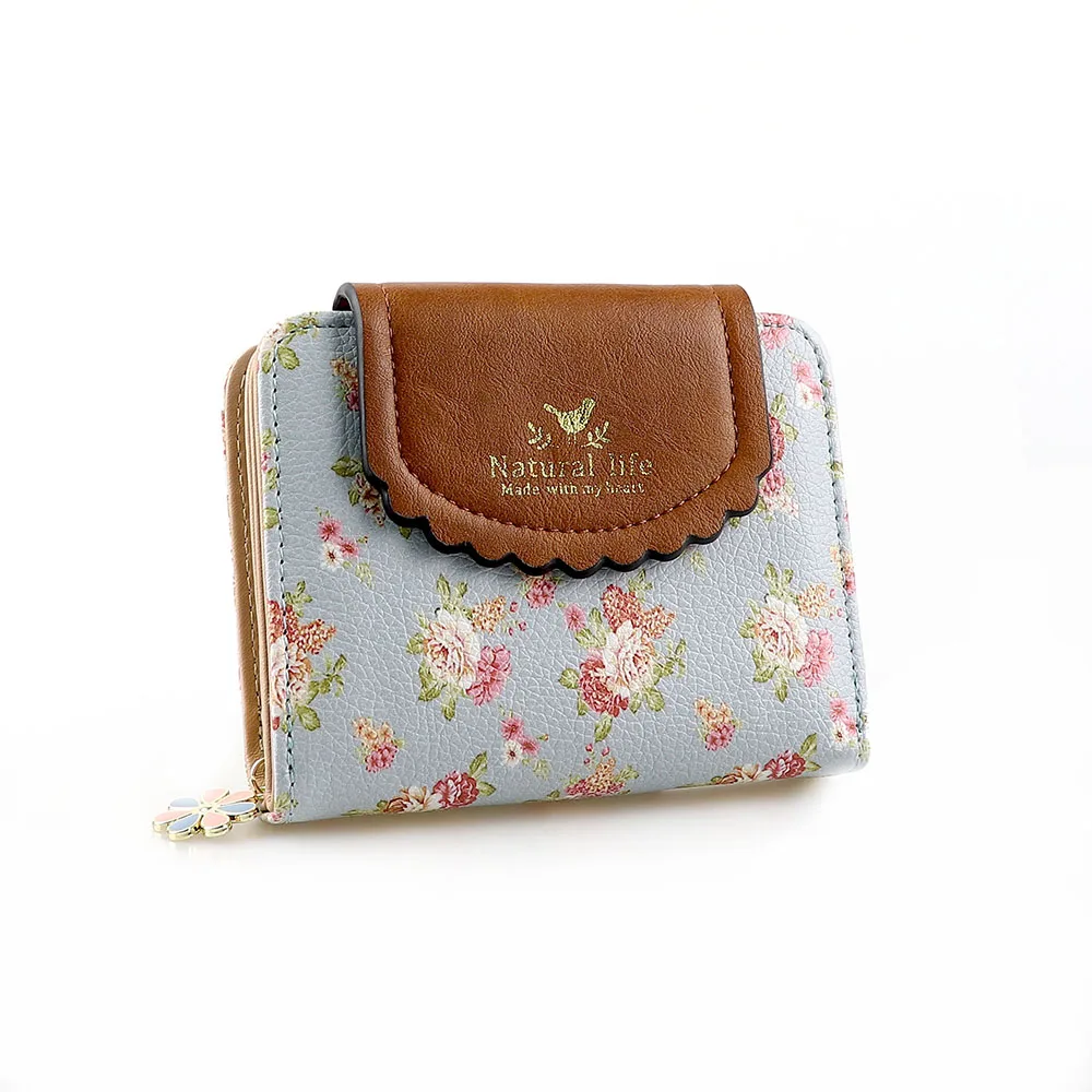 

2018 New Fashion Women Wallets Leather Wallet Female Card Holder Coin Purse Woman's Wallet Women Purse Wristlet Bag Small Wallet