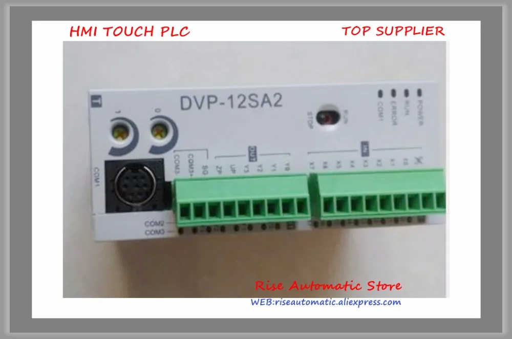 Новый оригинальный программируемый модуль контроллера DVP12SA211T PLC 24VDC 8DI 4DO