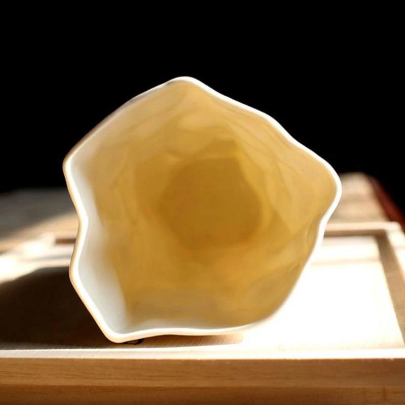 Креативная Складная белая керамическая утренняя кружка для кофе чая молока