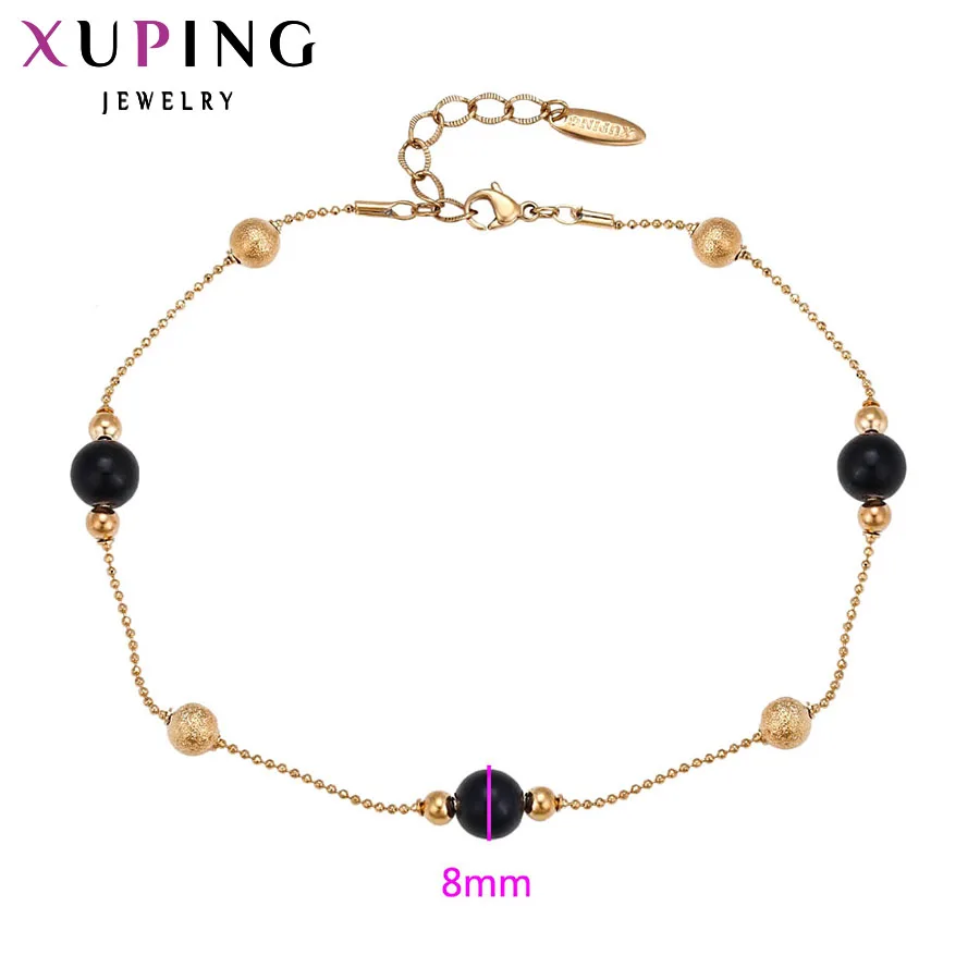 Xuping Модные Браслеты на ногу Новинка Золотого Цвета Покрытие Высокого Качества Роскошная Ювелирная Цепочка На Ногу Особый Подарок S12-73157.