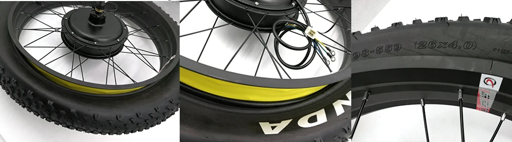 Электрический велосипед Ebike 48 в 1000 Вт комплект для переоборудования колес 24
