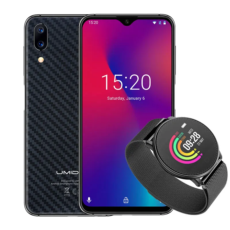 Add Uwatch Carbon UMIDIGI One Max Global Bands 4 Гб 128 ГБ 6," полноэкранный смартфон Helio P23 4150 мАч NFC Беспроводное зарядное устройство для лица ID 18 Вт - Цвет: Add Uwatch Carbon