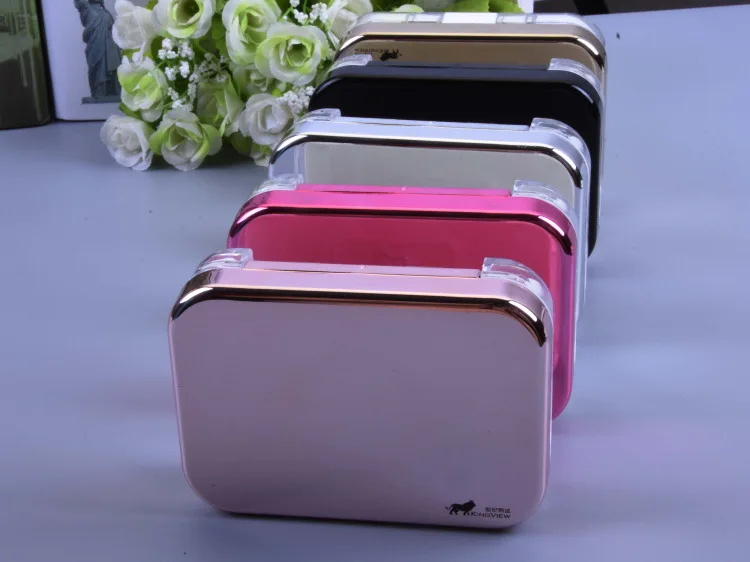 LIUSVENTINA высококачественный Гладкий яркий чехол для контактных линз с зеркальным