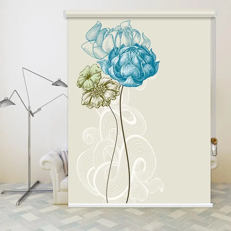 Version Q Rollgordijn Свадебные украшения дома Vouwgordijnen римские Кортины персианские Estores записанные Para Ventanas рулонные шторы - Цвет: Version Q