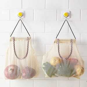 Сетчатая Сумка для шопинга, многоразовая сумка для хранения фруктов