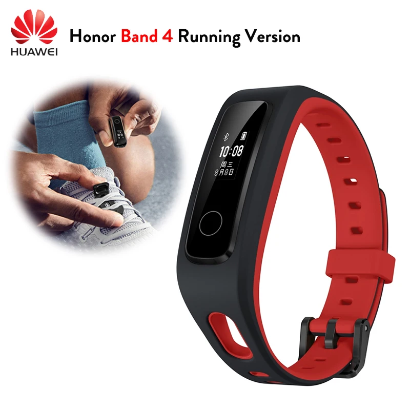 В наличии оригинальный Huawei Honor Band 4 версия для бега смарт браслет с пряжкой обуви