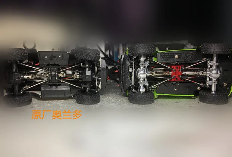 Ручная работа 1:35 RC Гусеничный модифицированный автомобильный модификация для 1/35 Orlando Hunter Wrangler внедорожный альпинистский автомобиль