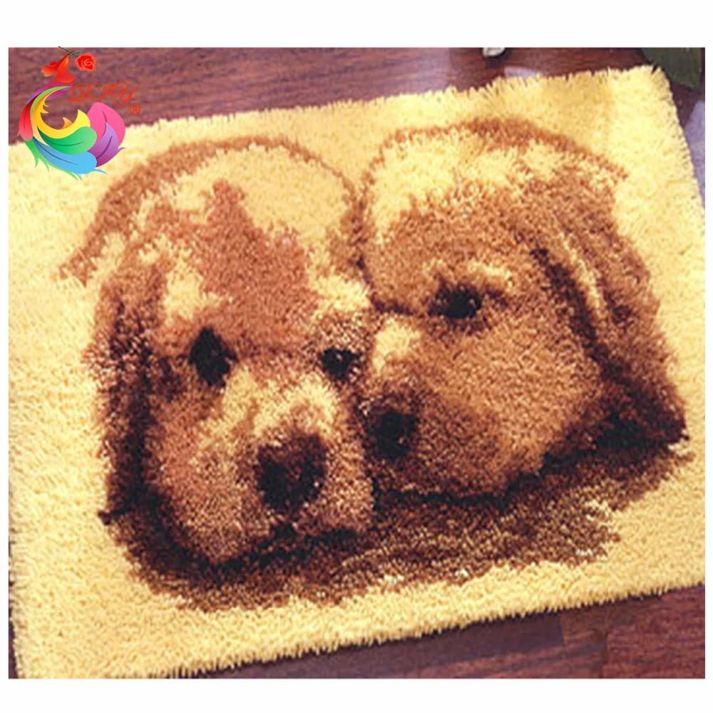 Набор крючков с защелкой ковер ручной работы 52x38 см крючки для собак крючок