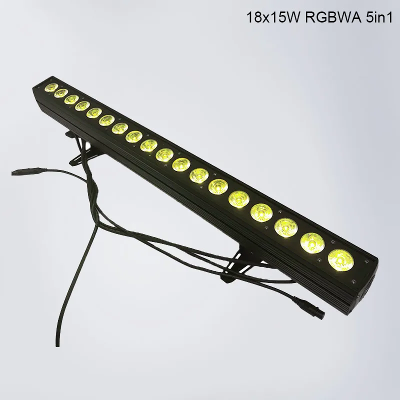 Светодиодный светильник RGBWA+ UV 6в1 цвет 18x18 Вт Светодиодный светильник для мытья стен Идеально подходит для сцены, вечерние, Свадебные мероприятия светильник ing Быстрая
