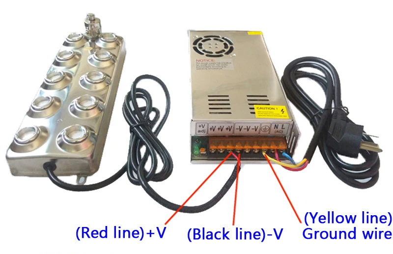 Commercial Ultrasonic Mist Maker Household Electric Fogger 10 Head Humidifier 4.5kg/H Ultrasonic Atomizer CL-10D48-2