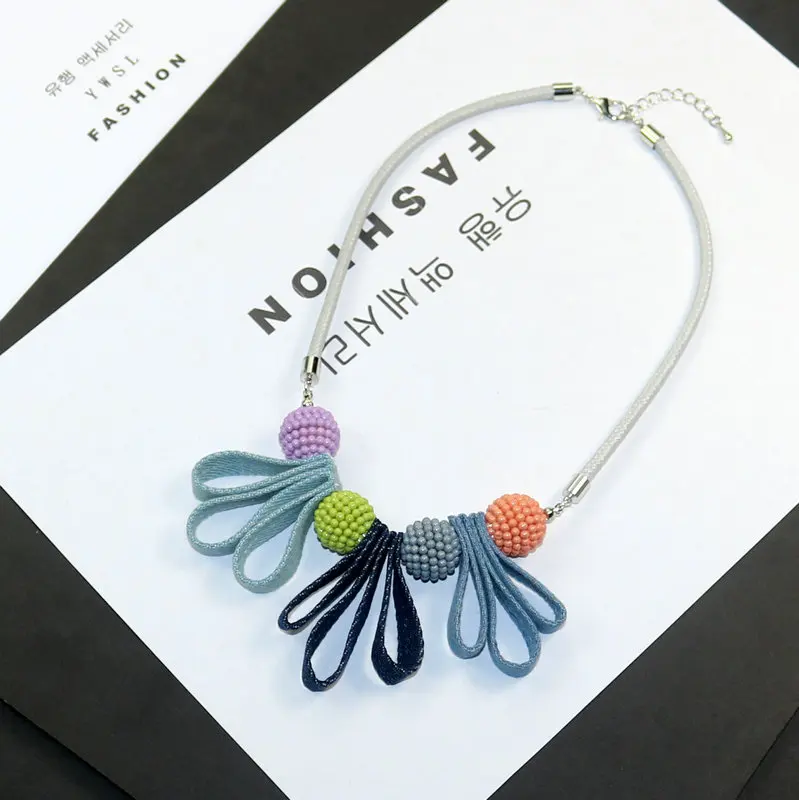 Летняя Новинка корейский темпераментный ручной работы ткань цветок богемное