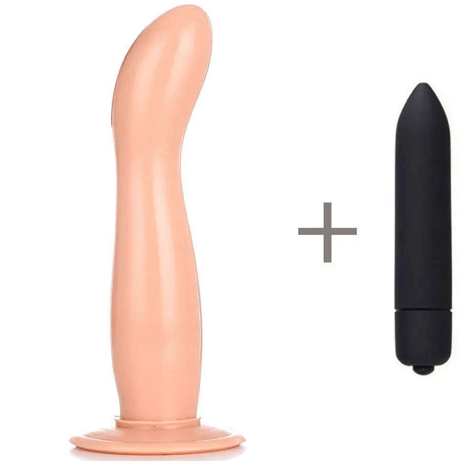 Большой Вибрационный анальный фаллоимитатор для точки G Стимуляция клитора