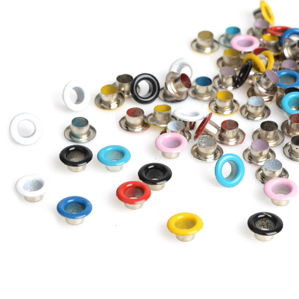 Металлические люверсы для украшения одежды 600 шт. создание карт аксессуары шитья