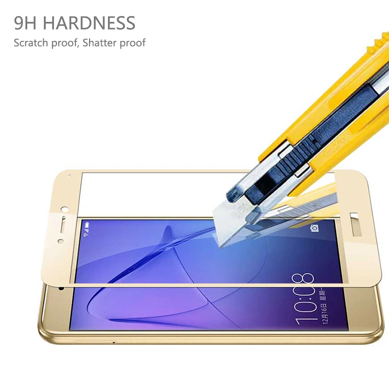 WolfRule 2 piezas para vidrio Huawei P9 Lite 2017 de vidrio templado Protector de pantalla para Huawei P9 Lite 2017 de la cubierta del tel&eacute;fono de la pel&iacute;cula-1