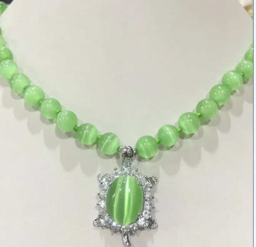 Бесплатная доставка, RHJ00142, новинка, 8 мм, зеленые драгоценные камни лунный камень Шри-Ланка 18