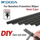 MIDOON Универсальный тип автомобиль  дворники заправка дворники автомобиль дворники Резиновая полоса стекла резиновые заправка 6 мм 28