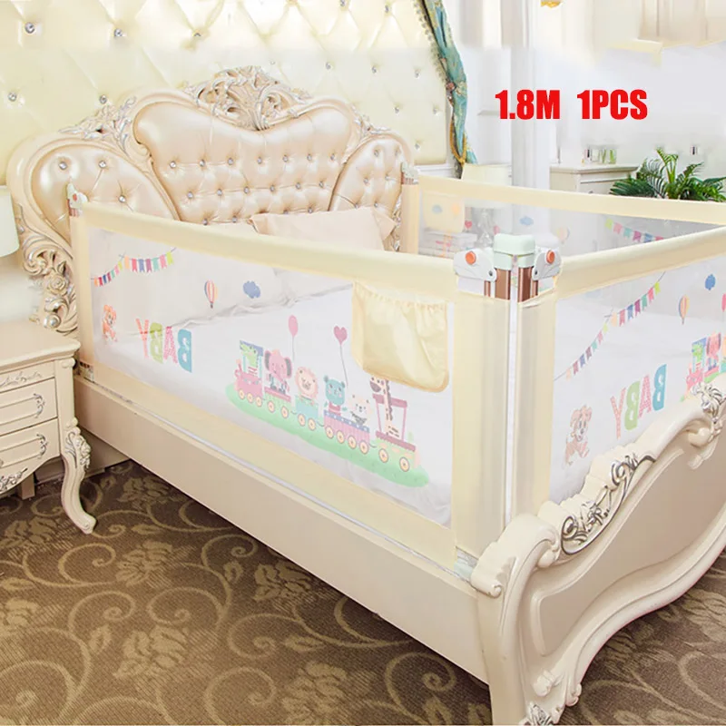 180cm 1 piece Yellow Барьер для детской кроватки, ограждение для детской кроватки - Цвет: 180cm 1 piece Yellow