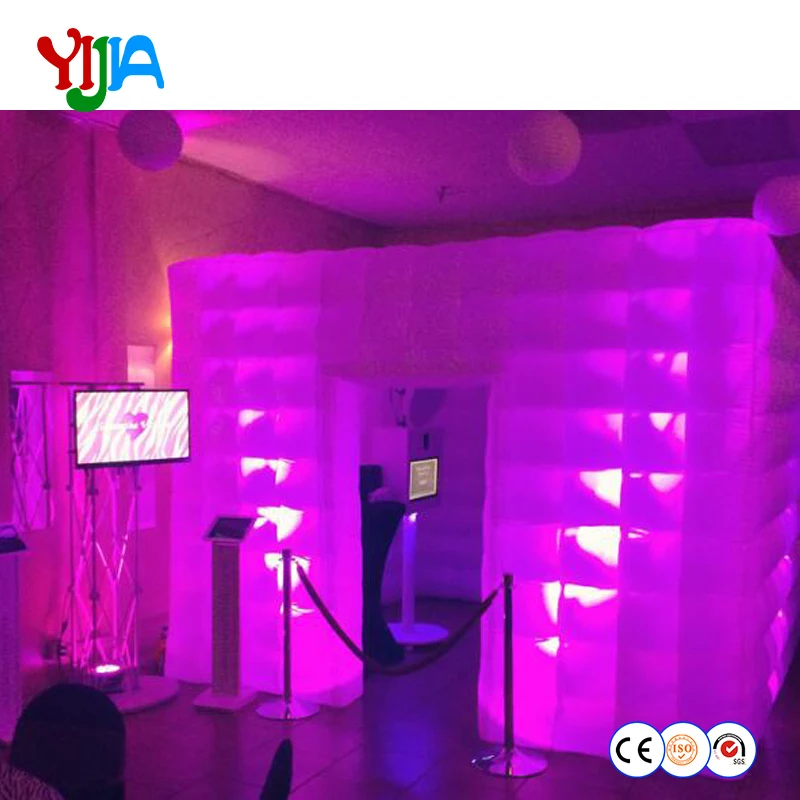 

Портативная надувная фотобудка из ткани Оксфорд, со светодиодным освещением и внутренним вентилятором