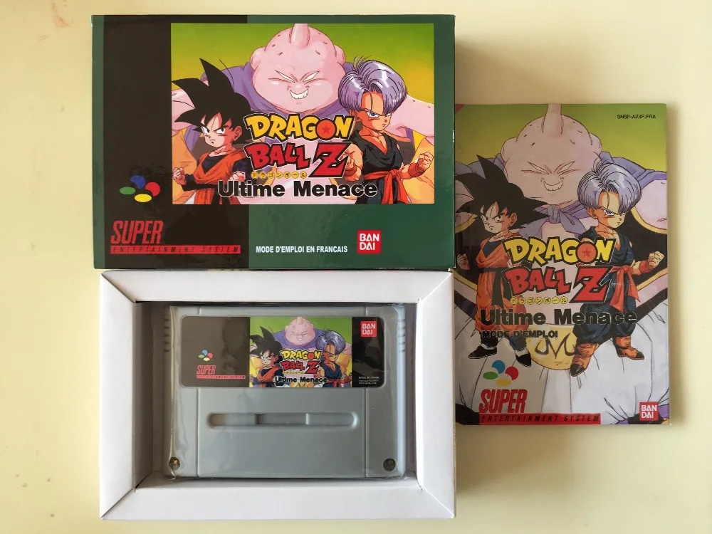 16 бит игры* Dragon Ball Z-Ultime Menace(Французская версия PAL! Коробка+ руководство+ картридж