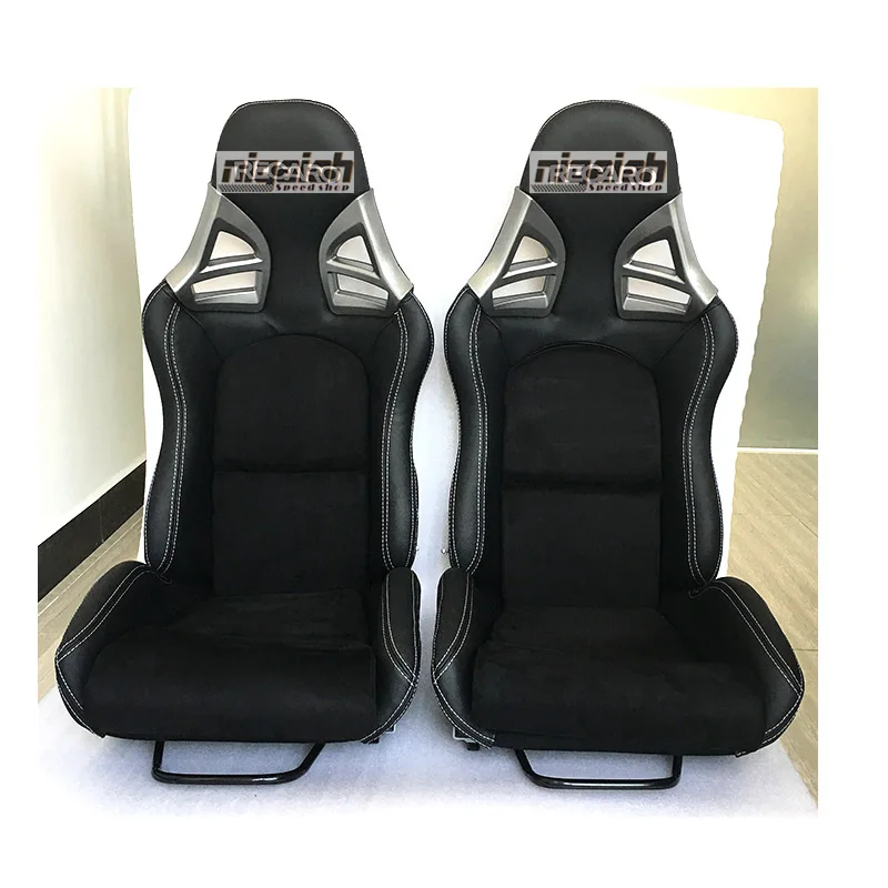 2 шт./лот OEM SPE регулируемое и откидное сиденье из черной искусственной кожи для спортивного гоночного автомобиля для Porsche