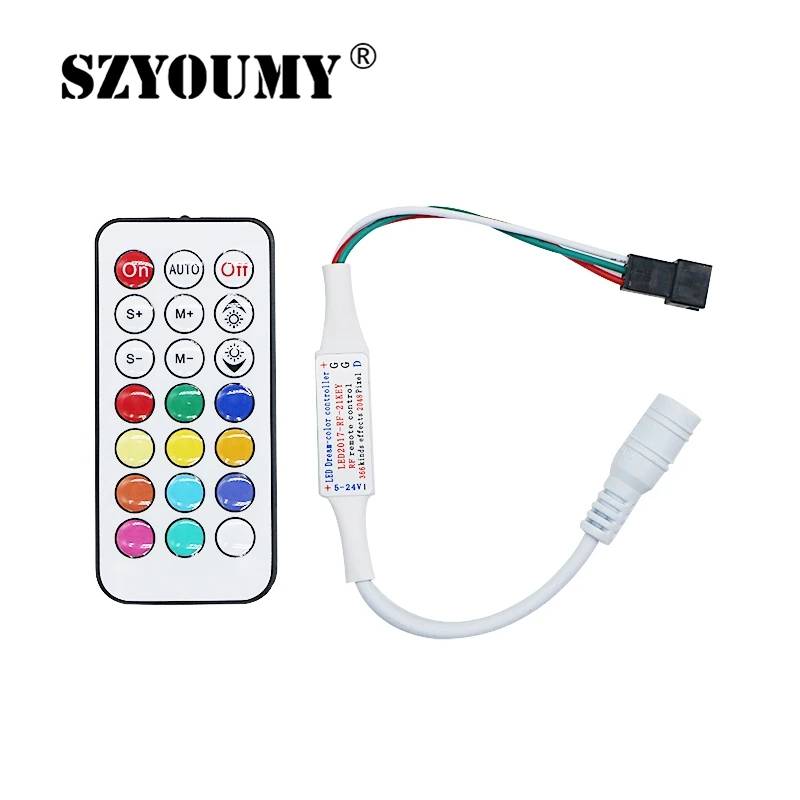 SZYOUMY 8x8 16x16 8x32 пикселей SK6812 WS2812B индивидуально Адресуемая цифровая Гибкая