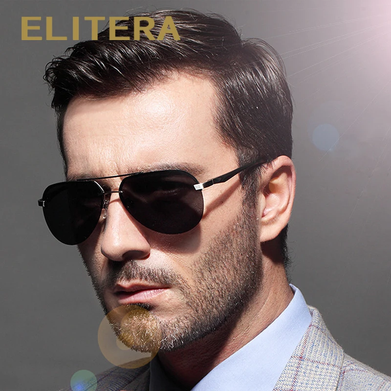 ELITERA/Новые поляризованные солнцезащитные очки для мужчин, зеркальные солнцезащитные очки для вождения, женские спортивные очки для мужчин