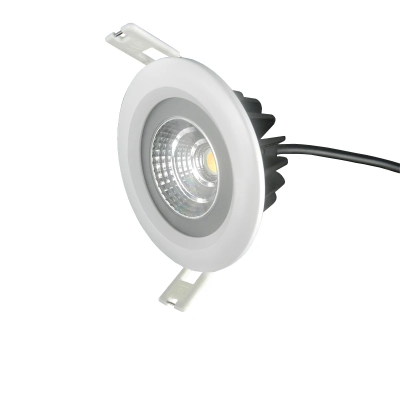 Диммируемый светодиодный потолочный светильник с COB матрицей круглая