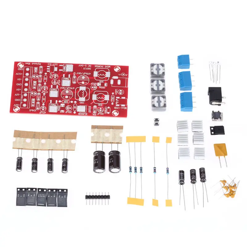Diy Usb 5-24V Boost однооборотный двойной блок питания линейный регулятор множественный