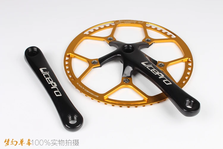 Складывающийся BMX маленький велосипед BCD130 с круглой пластиной, однодисковый редуктор 45 47 53 56 58 T, коленчатая цепь