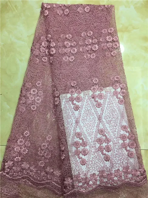 

French Net Lace Fabric 2019 Nigerian Latest African Lace Fabric With Embroidery Mesh Tulle Lace High quality Wine Red X3