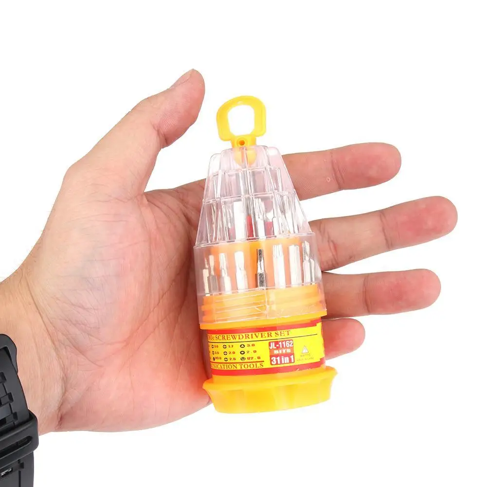 31 в 1 Магнитная отвертка биты набор для сотового телефона часы инструмент ремонта