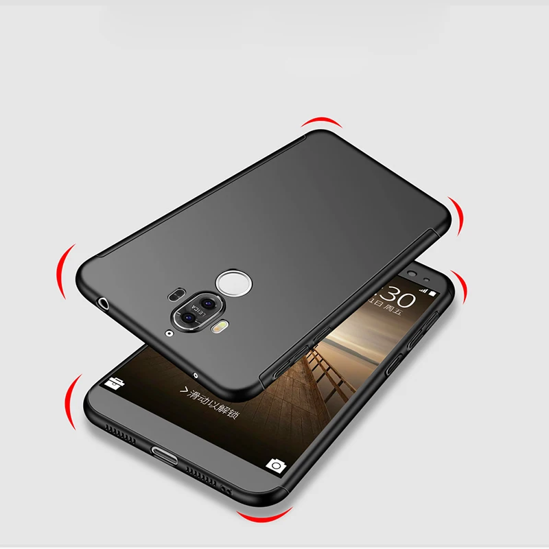 Полностью защитные чехлы на 360 градусов для Huawei Mate 8 9 10 Lite Pro тонкий жесткий чехол +